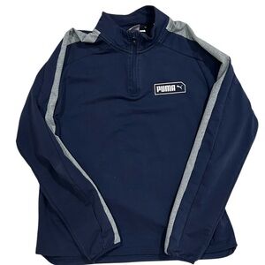 PUMA Men's Stretchlite Lightweight 1/4 Zip Pullover‎ Jacket Sweater Size L